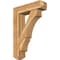 Ekena Millwork Balboa Craftsman Rough Sawn Bracket w/ Offset Brace, Western Red Cedar, 8"W x 30"D x 42"H BKT0806X30X42BOA04RWR - alternate 1